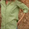 151350 Kaia Stripe Linen Shirt - 151690 Jessica Kyoto Flare Jeans 5 (1)