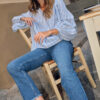 159710 MMSafi Striped Linen Shirt – 161120 MMEverest Spring Ave Jeans (1)