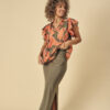 162860 MMTea Grace Blouse – 162830 MMBias Solida Long Skirt – 163780 MMSicily Leather Contrast Slipper (1)