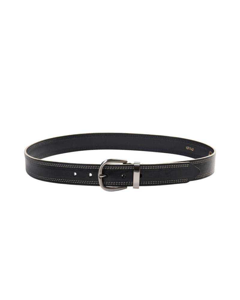 AW23-156800-801_1 MMStitch Leather Belt Black (1)