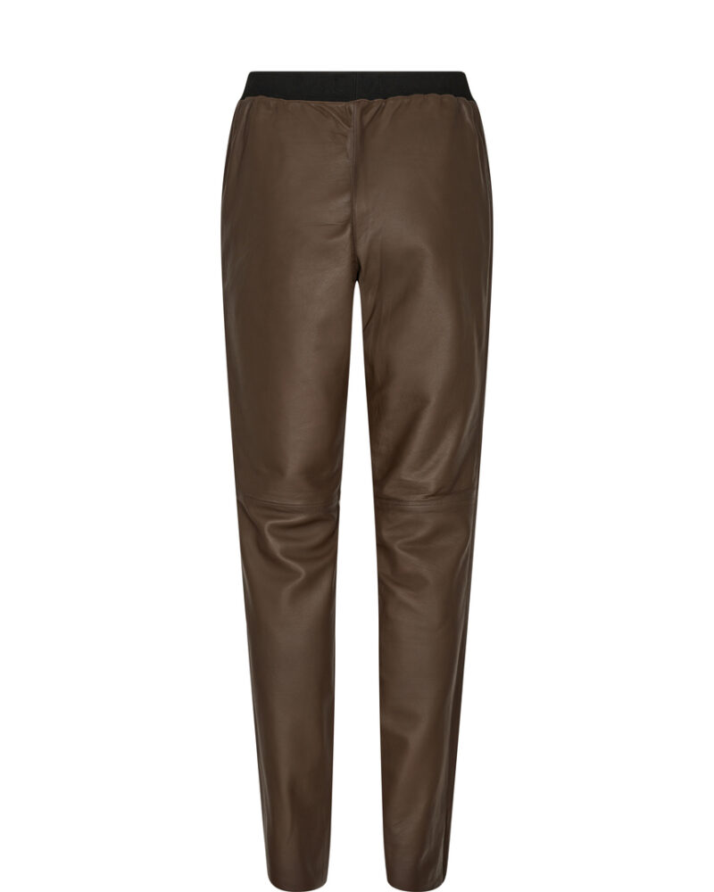 AW23-156900-742_2 MMZabel Long Leather Pant Slate Black