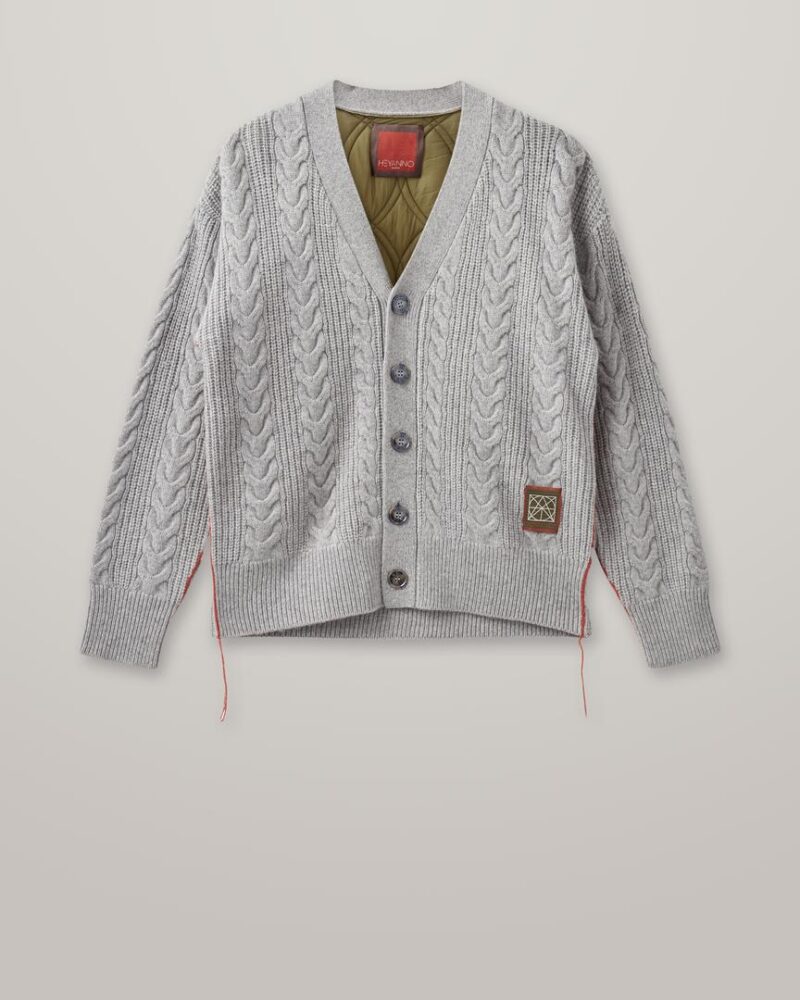 AW24-800004-919_1 MMHRich Quilt Cardigan Grey Melange