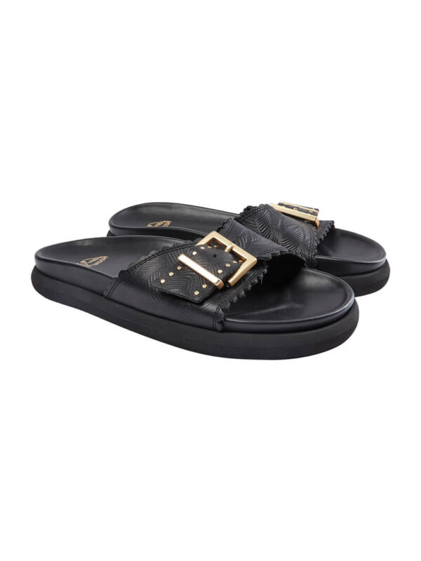 HS23-153840-801_2.MM St. Tropez Leather Sandal Black (1)