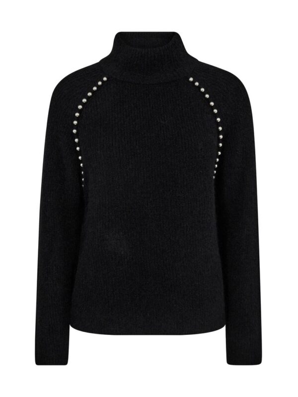 LY24-167320-801_1 MMZora Bead Highneck Knit Black