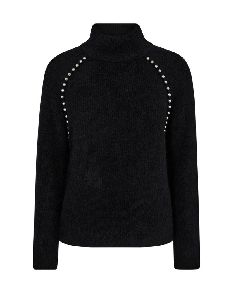 LY24-167320-801_1 MMZora Bead Highneck Knit Black