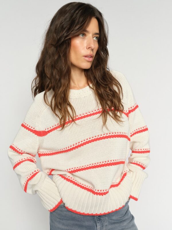 Alternative view of Mos Mosh – MMRola Bine Stripe Crewneck Knit