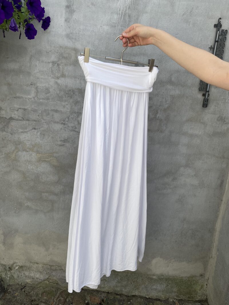 Rosy Days - viskose kjole-nederdel - hvid