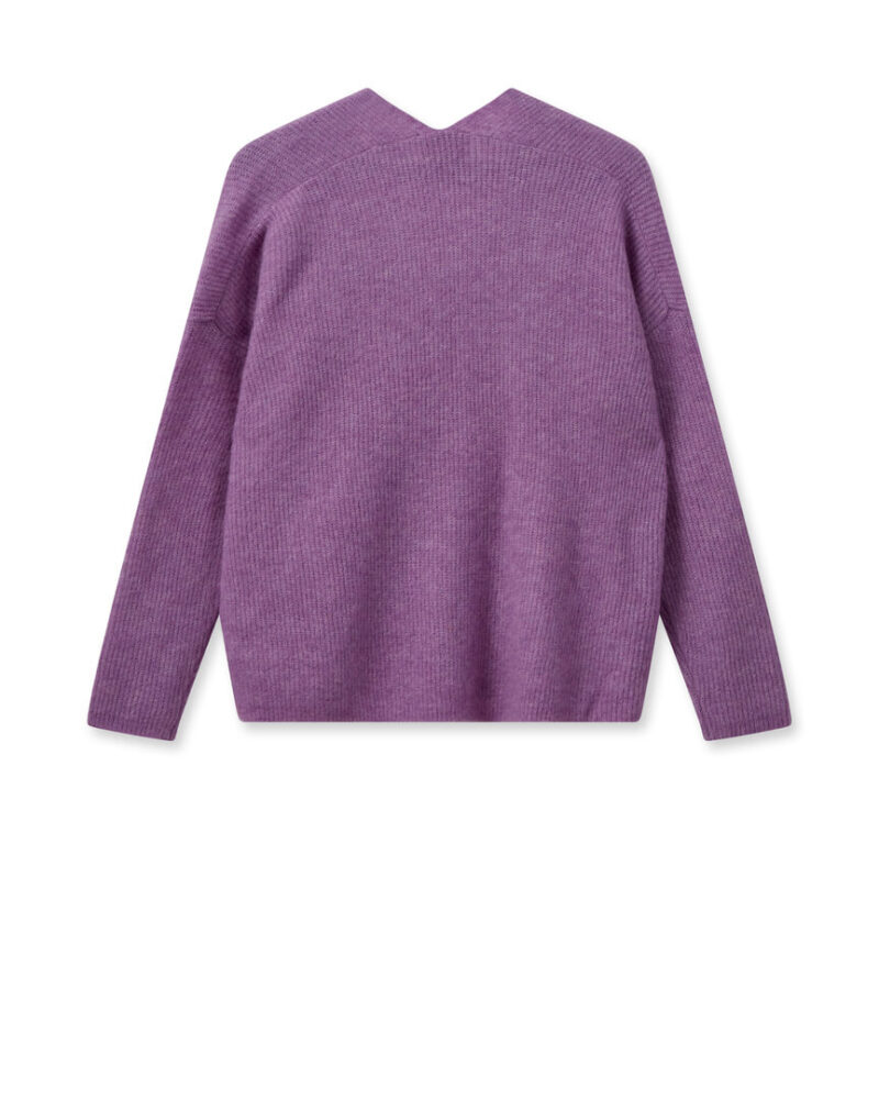 SS24-153900-257_2 MMThora V-Neck Knit Iris Orchid