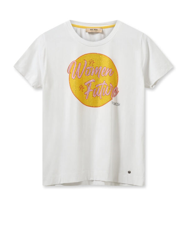 SS24-159360-101_1 MMDemi O-SS Glam Tee White (1)