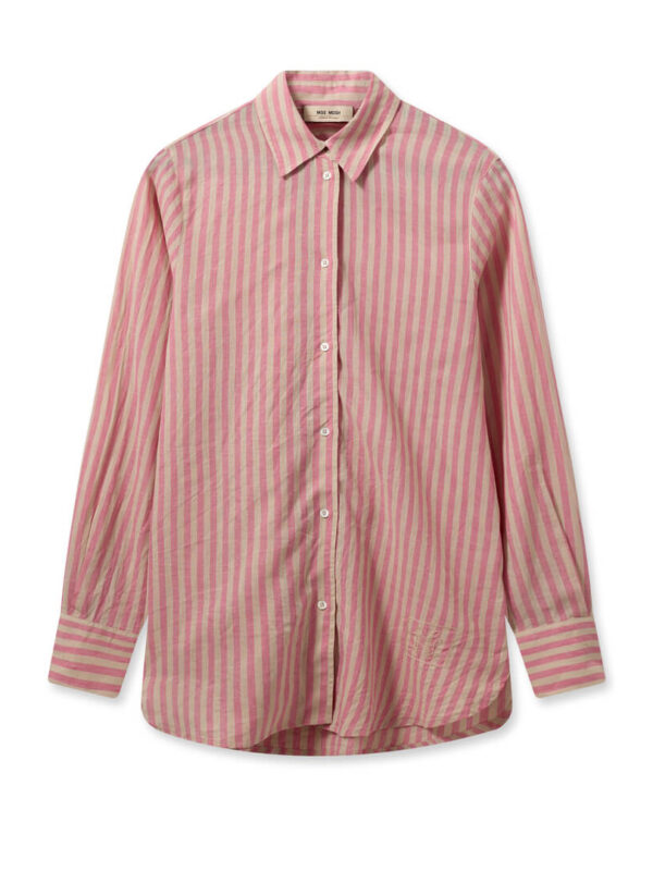 SS24-159640-256_1 MMElinda Linen Shirt Camellia Rose