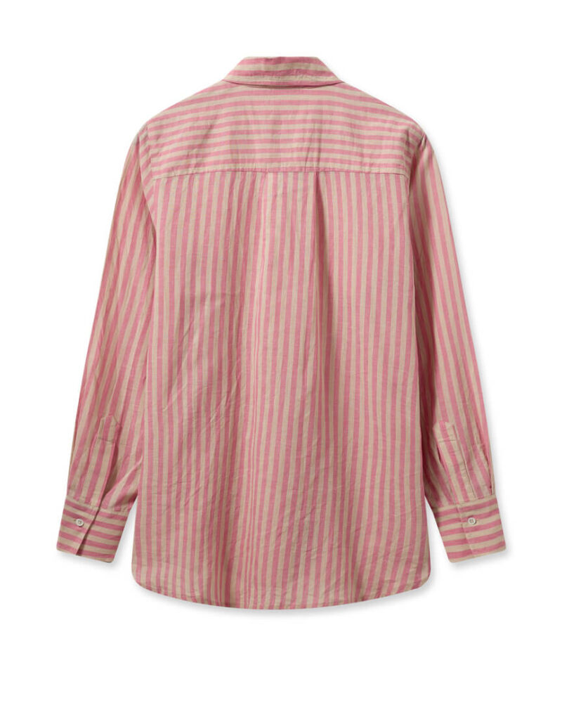 SS24-159640-256_2 MMElinda Linen Shirt Camellia Rose